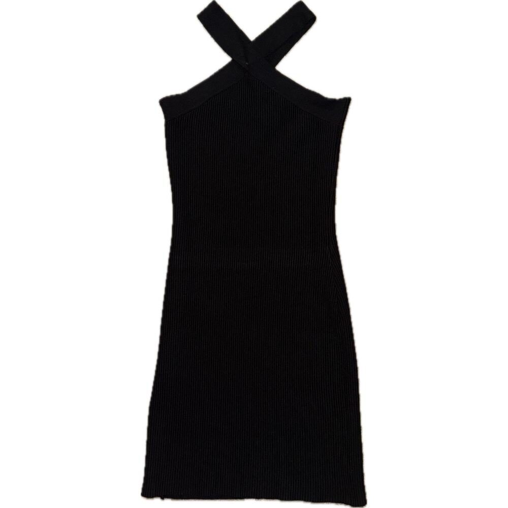 house of harlow 1960 sculpt knit criss cross back dress